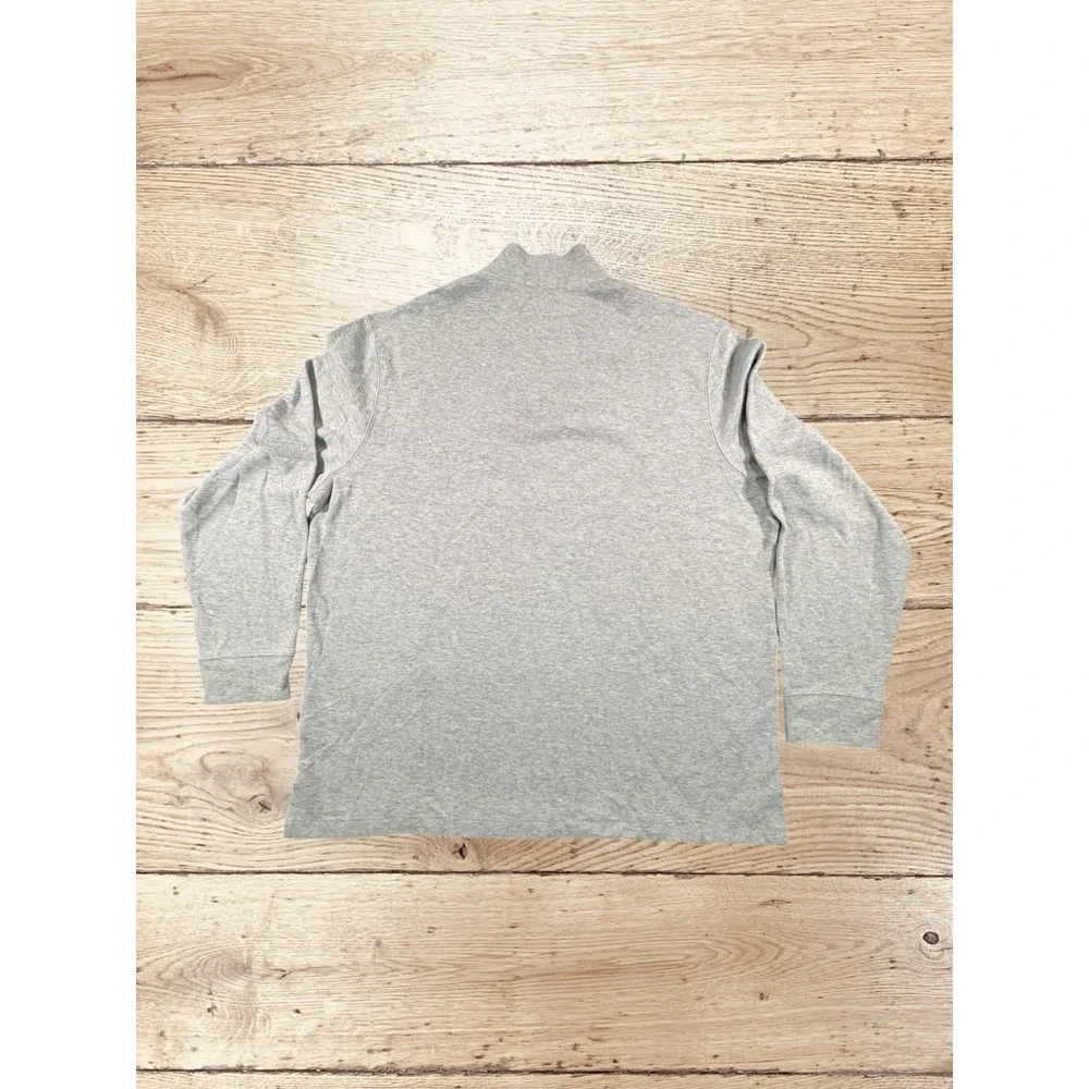Polo Ralph Lauren Mens XXL Estate Rib Quarter Zip Pullover Grey 710671929009